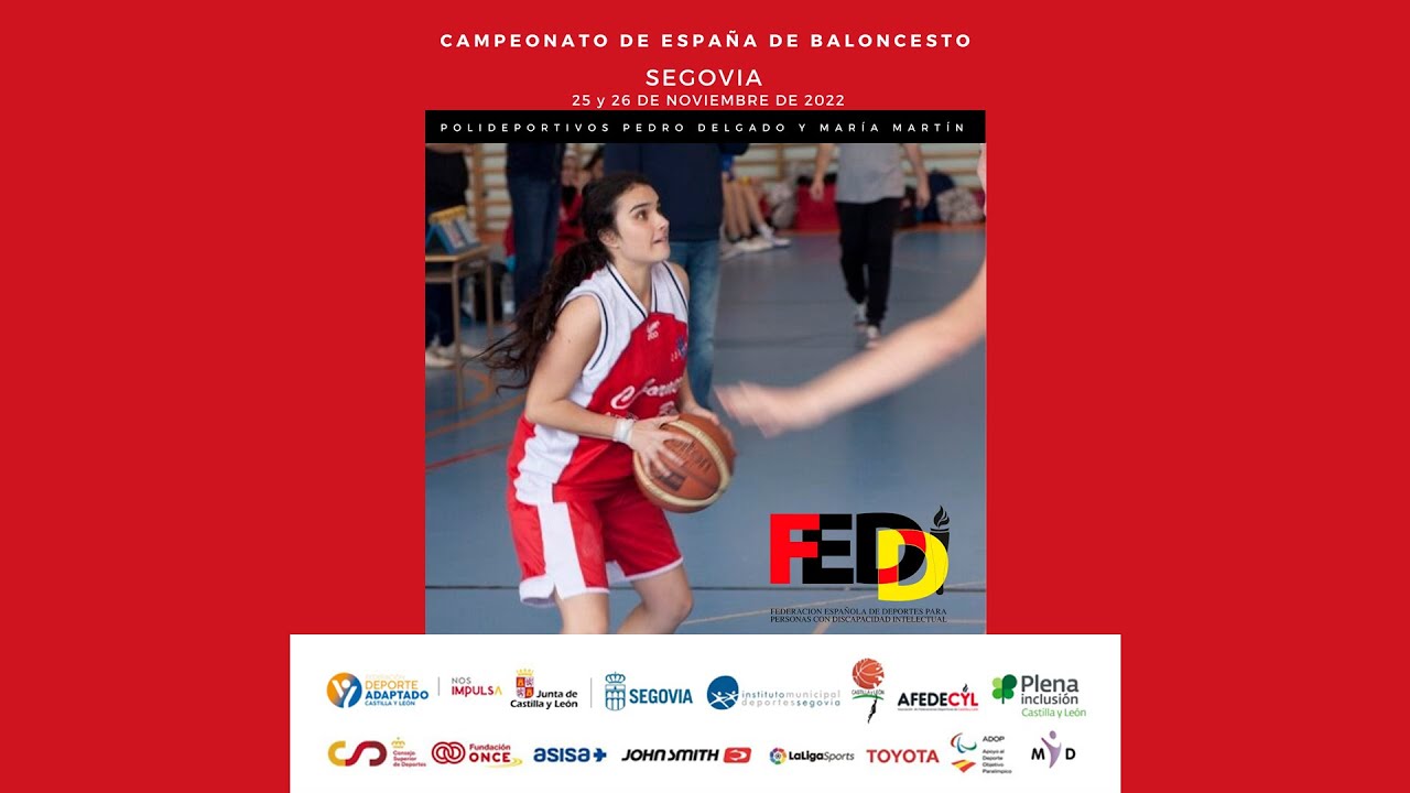 LIVE: Campeonato de España Baloncesto FEDDI #SegoviaFEDDI2022 🏀 FINALES