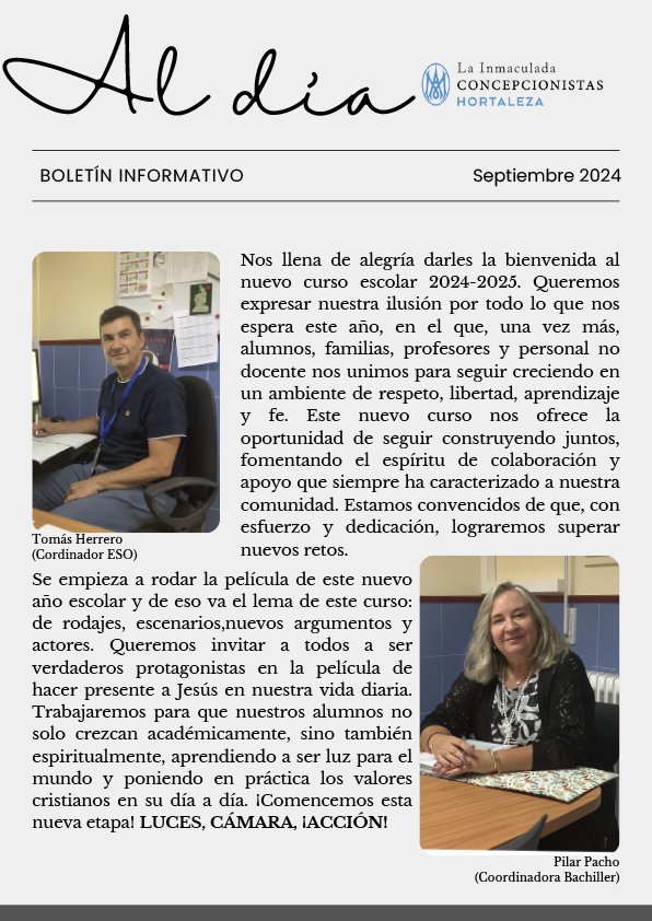 Newsletter septiembre